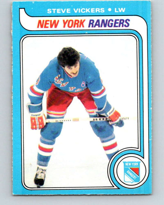 1979-80 O-Pee-Chee #195 Steve Vickers  New York Rangers  V18556