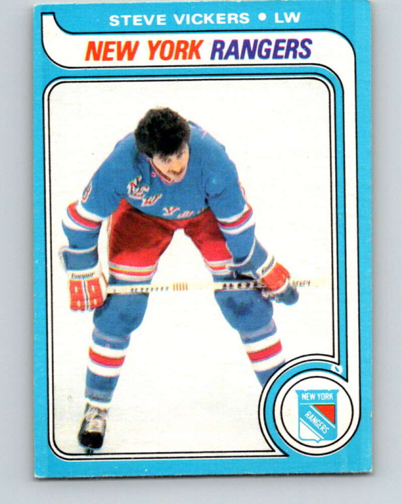 1979-80 O-Pee-Chee #195 Steve Vickers  New York Rangers  V18557