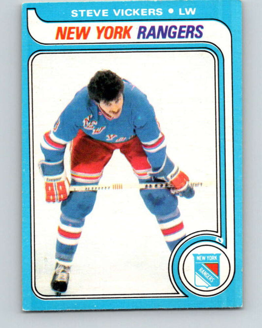 1979-80 O-Pee-Chee #195 Steve Vickers  New York Rangers  V18557