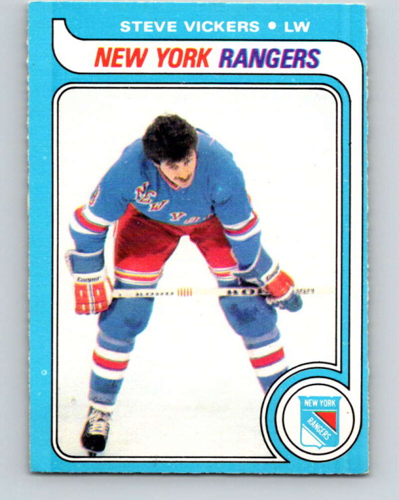 1979-80 O-Pee-Chee #195 Steve Vickers  New York Rangers  V18558