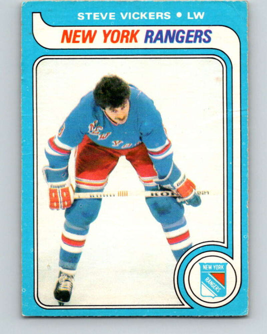 1979-80 O-Pee-Chee #195 Steve Vickers  New York Rangers  V18560