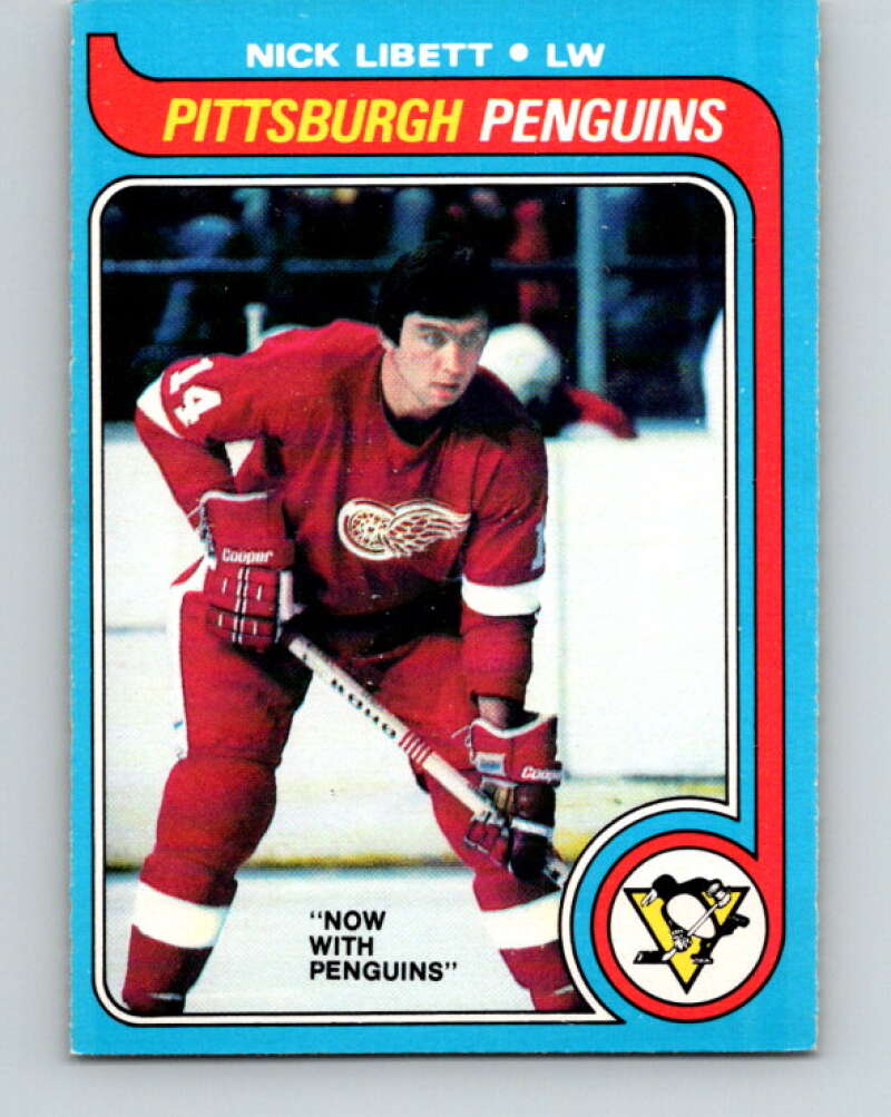 1979-80 O-Pee-Chee #198 Nick Libett  Pittsburgh Penguins  V18590