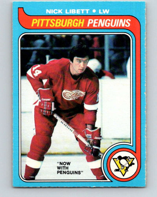 1979-80 O-Pee-Chee #198 Nick Libett  Pittsburgh Penguins  V18594