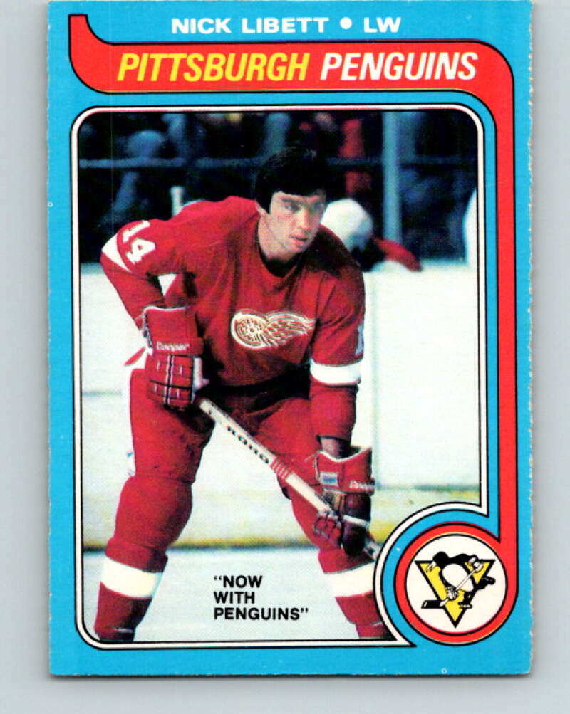 1979-80 O-Pee-Chee #198 Nick Libett  Pittsburgh Penguins  V18596
