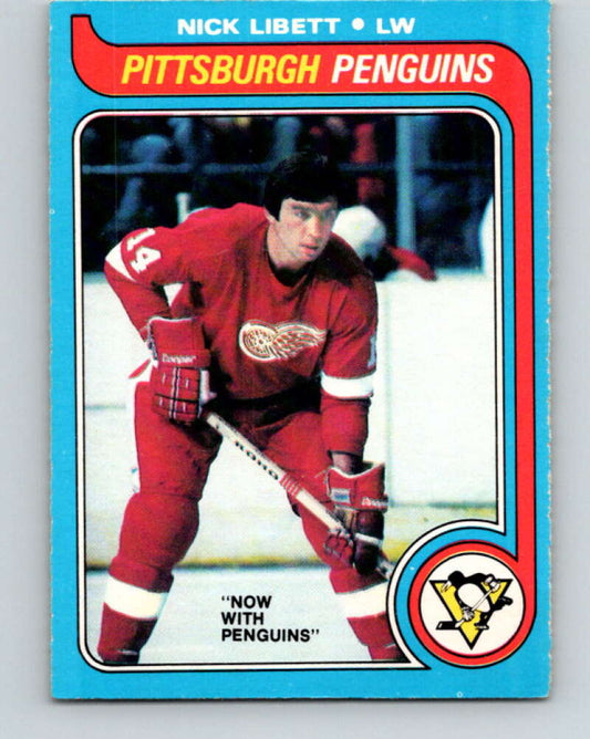 1979-80 O-Pee-Chee #198 Nick Libett  Pittsburgh Penguins  V18596