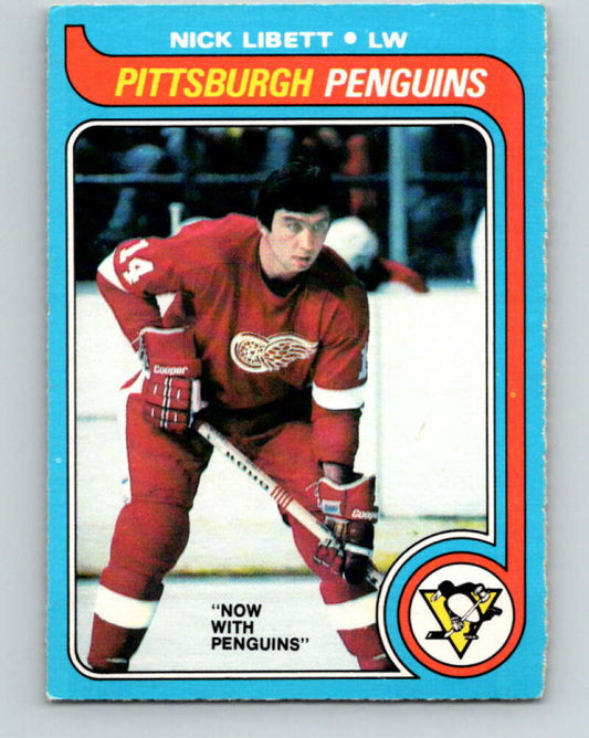 1979-80 O-Pee-Chee #198 Nick Libett  Pittsburgh Penguins  V18597