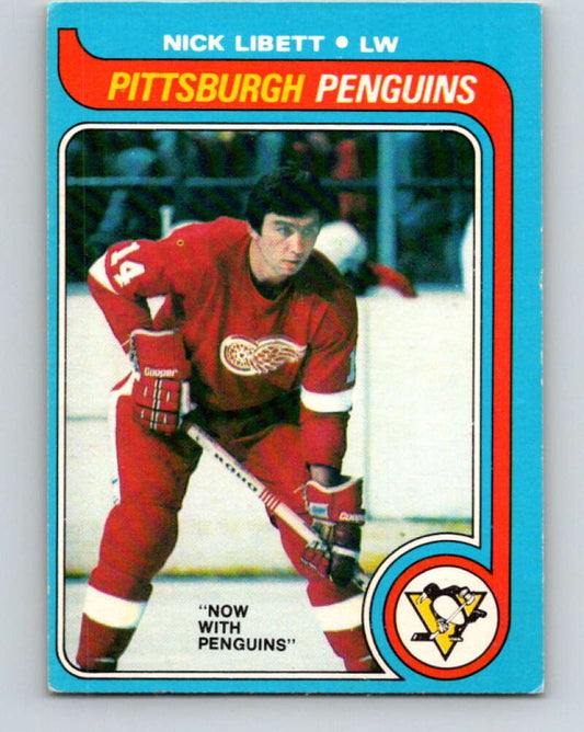 1979-80 O-Pee-Chee #198 Nick Libett  Pittsburgh Penguins  V18599