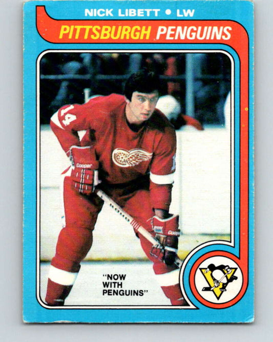 1979-80 O-Pee-Chee #198 Nick Libett  Pittsburgh Penguins  V18602
