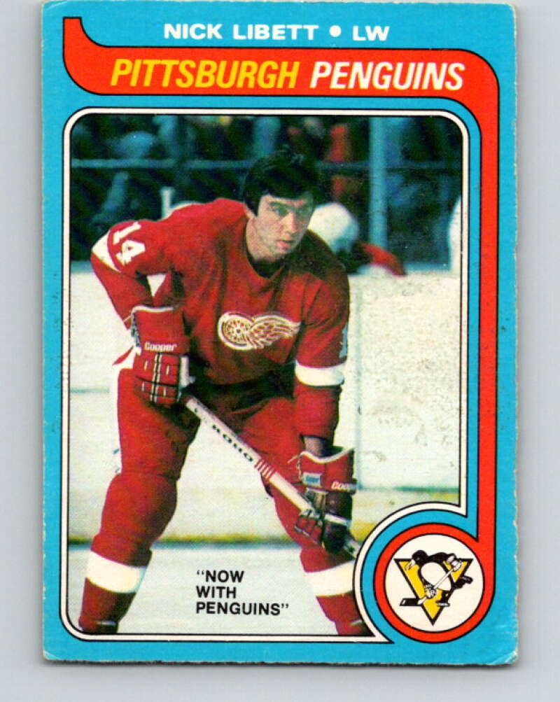1979-80 O-Pee-Chee #198 Nick Libett  Pittsburgh Penguins  V18604