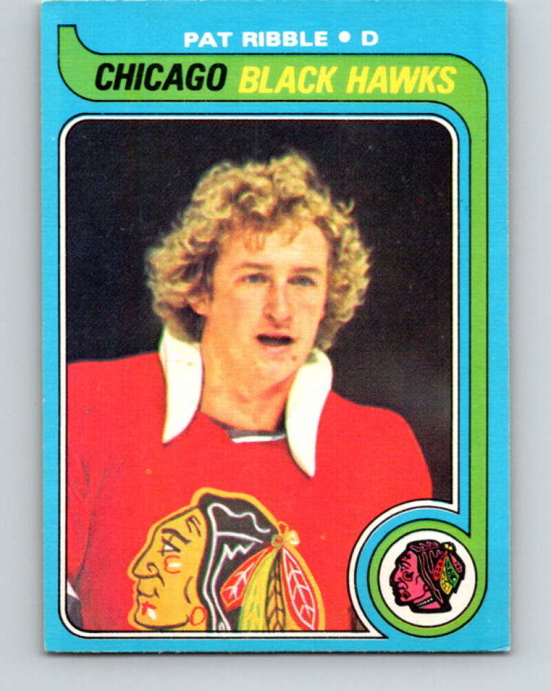 1979-80 O-Pee-Chee #199 Pat Ribble  RC Rookie Chicago Blackhawks  V18610