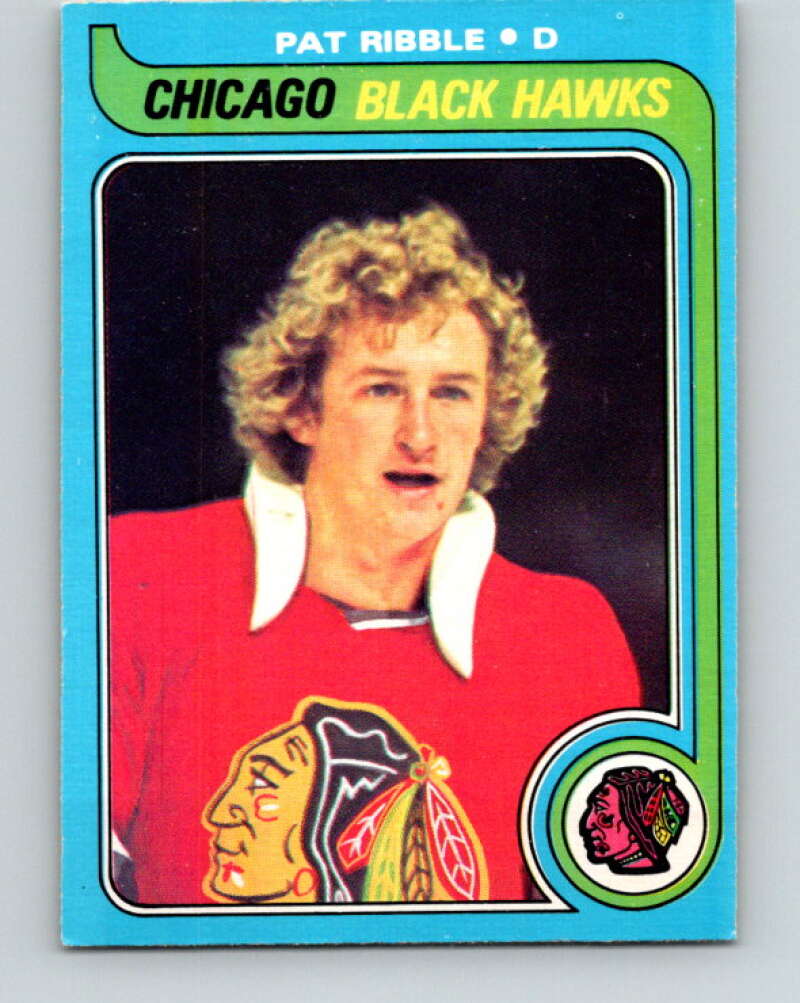 1979-80 O-Pee-Chee #199 Pat Ribble  RC Rookie Chicago Blackhawks  V18614