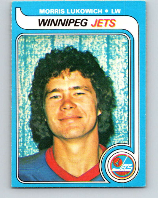 1979-80 O-Pee-Chee #202 Morris Lukowich  RC Rookie Winnipeg Jets  V18649