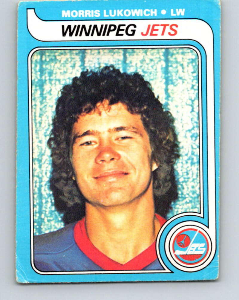 1979-80 O-Pee-Chee #202 Morris Lukowich  RC Rookie Winnipeg Jets  V18653