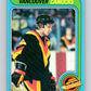 1979-80 O-Pee-Chee #203 Don Lever  Vancouver Canucks  V18661