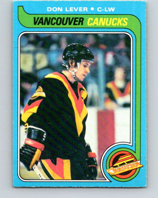 1979-80 O-Pee-Chee #203 Don Lever  Vancouver Canucks  V18661