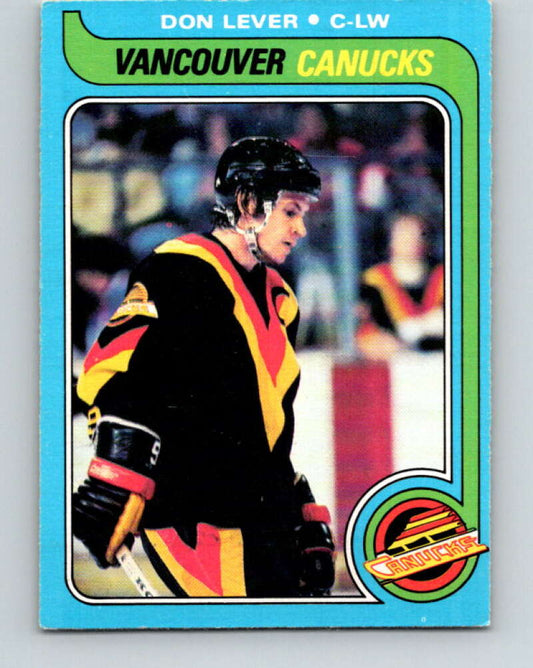 1979-80 O-Pee-Chee #203 Don Lever  Vancouver Canucks  V18663