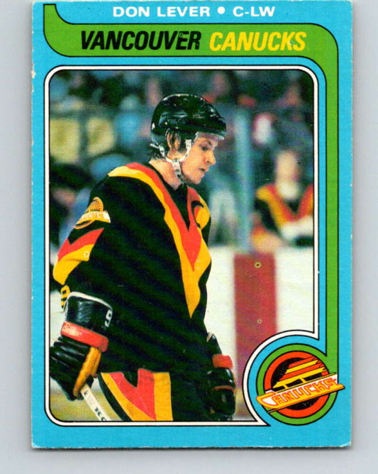 1979-80 O-Pee-Chee #203 Don Lever  Vancouver Canucks  V18664