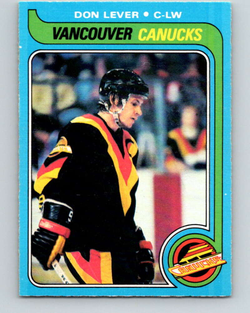 1979-80 O-Pee-Chee #203 Don Lever  Vancouver Canucks  V18667