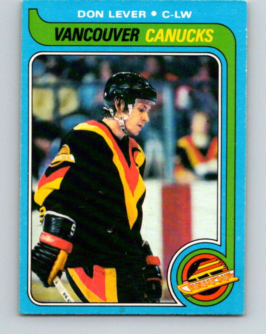 1979-80 O-Pee-Chee #203 Don Lever  Vancouver Canucks  V18668