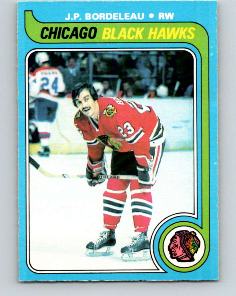 1979-80 O-Pee-Chee #212 J.P. Bordeleau  Chicago Blackhawks  V18732