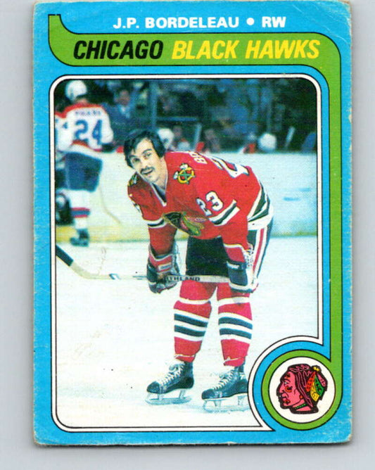 1979-80 O-Pee-Chee #212 J.P. Bordeleau  Chicago Blackhawks  V18733