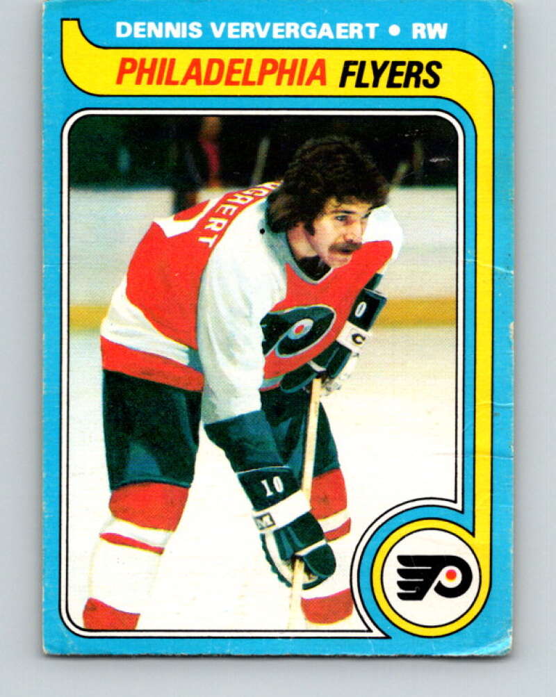 1979-80 O-Pee-Chee #214 Dennis Ververgaert  Philadelphia Flyers  V18758