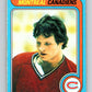 1979-80 O-Pee-Chee #222 Mark Napier  Montreal Canadiens  V18857
