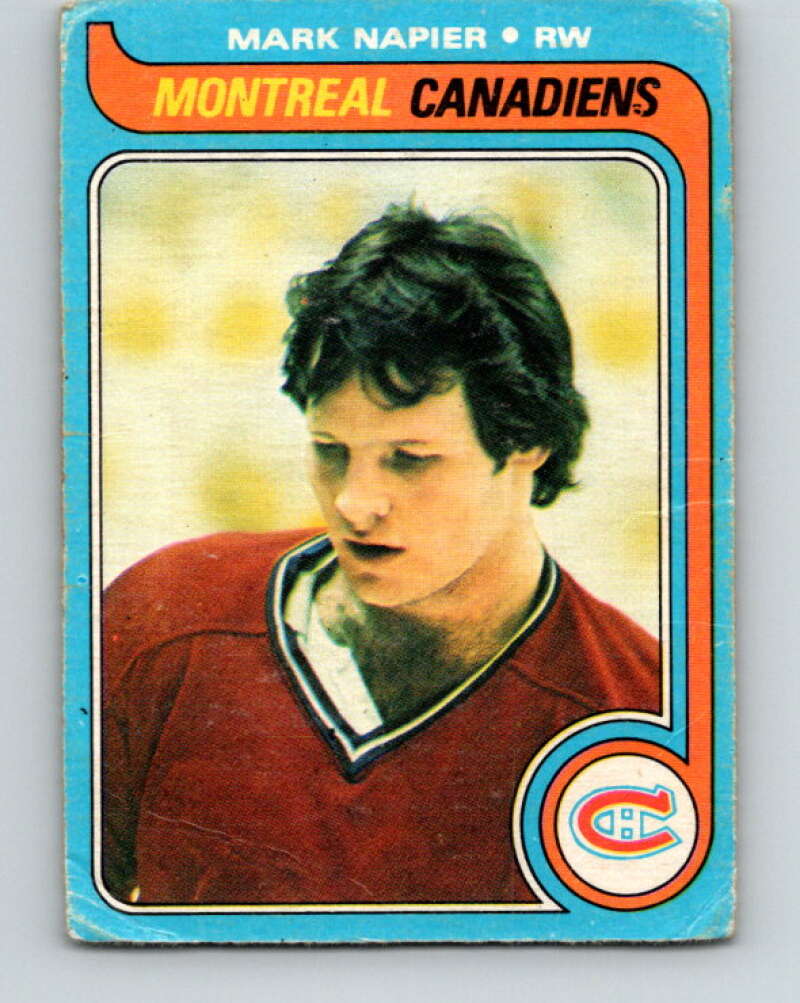 1979-80 O-Pee-Chee #222 Mark Napier  Montreal Canadiens  V18866