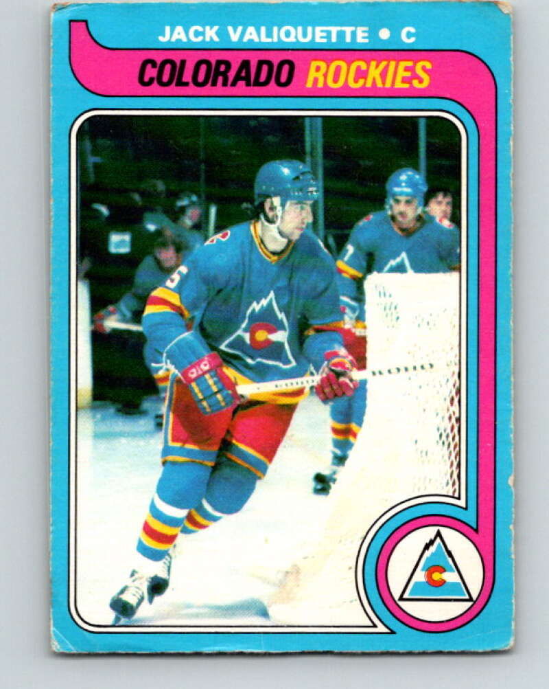 1979-80 O-Pee-Chee #229 Jack Valiquette  Colorado Rockies  V18932