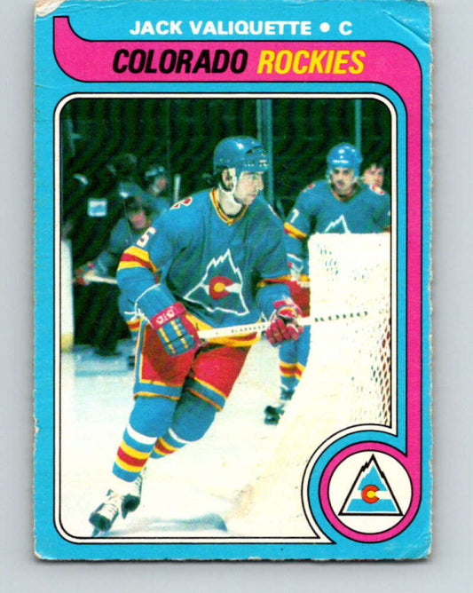 1979-80 O-Pee-Chee #229 Jack Valiquette  Colorado Rockies  V18933