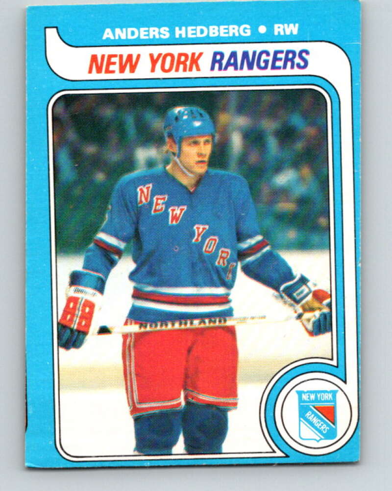 1979-80 O-Pee-Chee #240 Anders Hedberg  New York Rangers  V19048