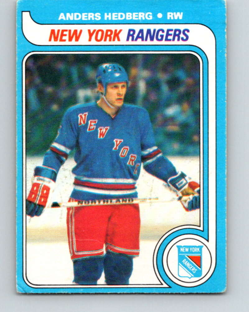 1979-80 O-Pee-Chee #240 Anders Hedberg  New York Rangers  V19049