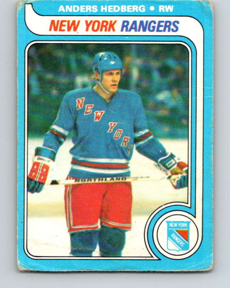 1979-80 O-Pee-Chee #240 Anders Hedberg  New York Rangers  V19050