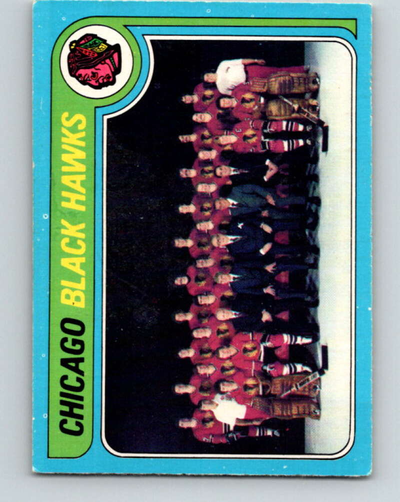 1979-80 O-Pee-Chee #247 Blackhawks Team CL  Chicago Blackhawks  V19118