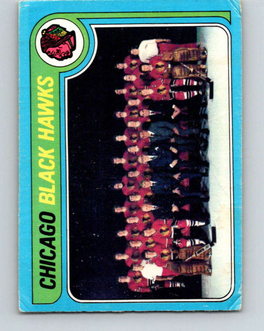 1979-80 O-Pee-Chee #247 Blackhawks Team CL  Chicago Blackhawks  V19124