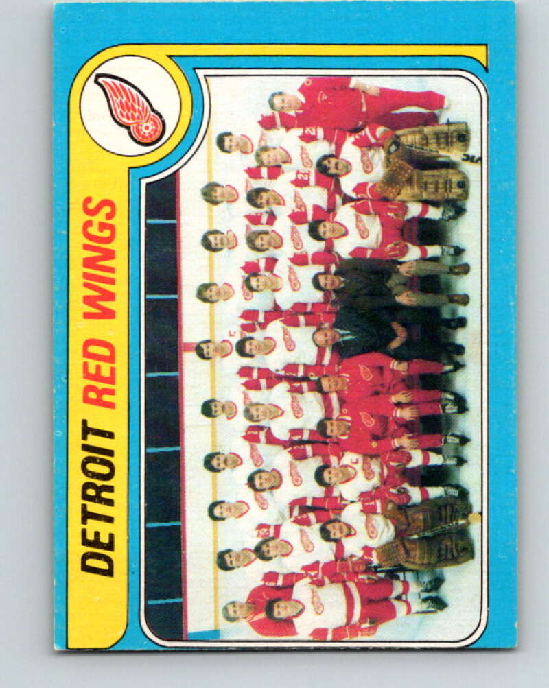 1979-80 O-Pee-Chee #249 Red Wings Team CL  Detroit Red Wings  V19140