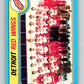1979-80 O-Pee-Chee #249 Red Wings Team CL  Detroit Red Wings  V19142