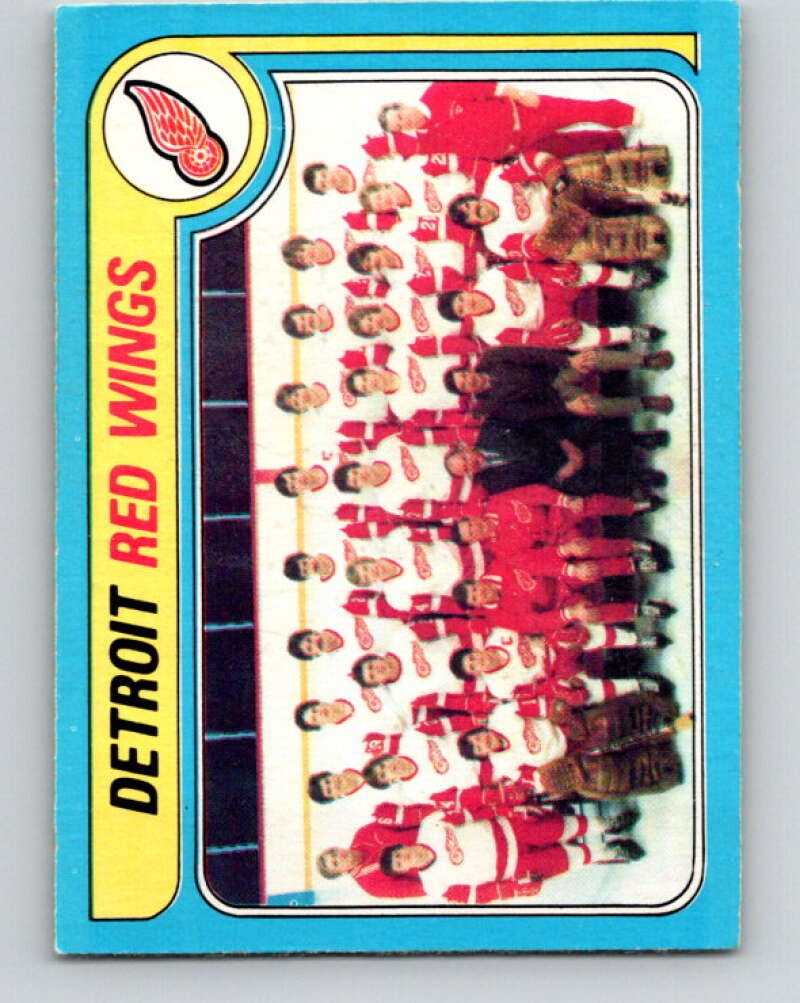 1979-80 O-Pee-Chee #249 Red Wings Team CL  Detroit Red Wings  V19143