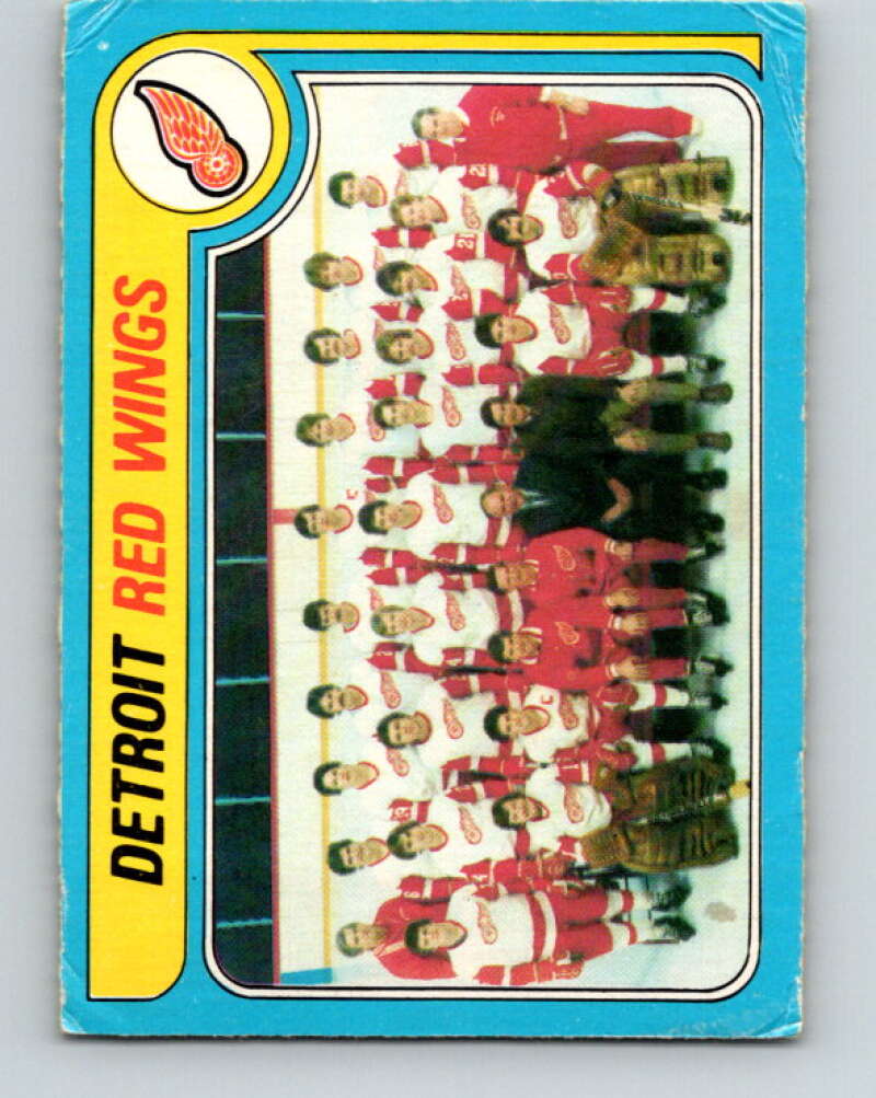 1979-80 O-Pee-Chee #249 Red Wings Team CL  Detroit Red Wings  V19148