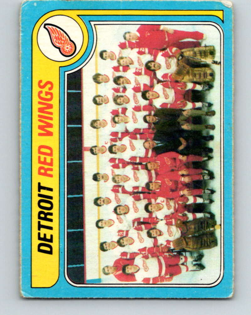 1979-80 O-Pee-Chee #249 Red Wings Team CL  Detroit Red Wings  V19149