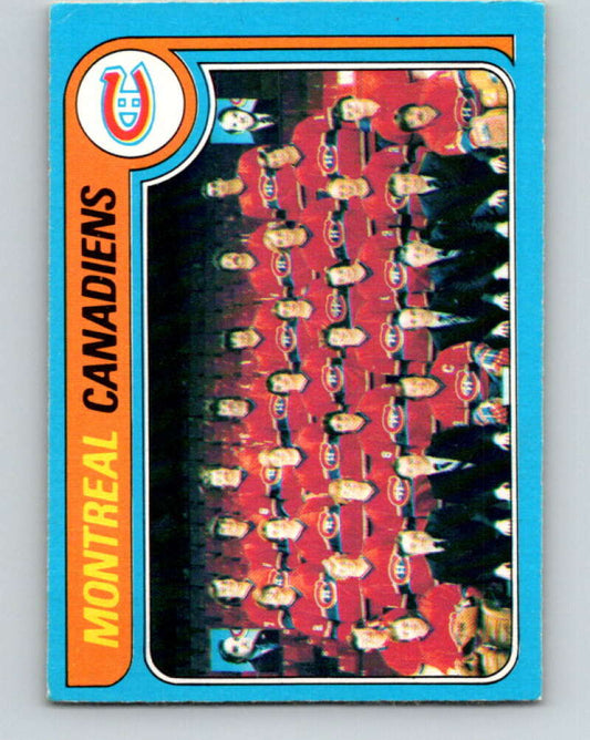 1979-80 O-Pee-Chee #252 Canadiens Team CL  Montreal Canadiens  V19170