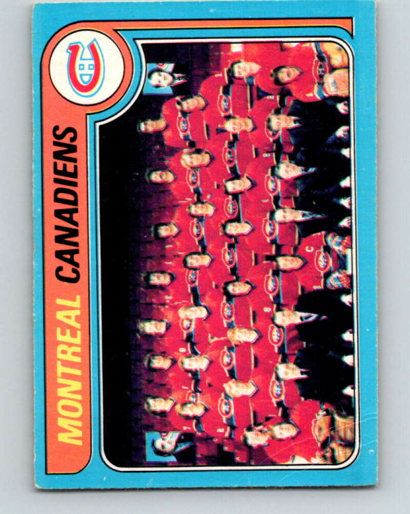 1979-80 O-Pee-Chee #252 Canadiens Team CL  Montreal Canadiens  V19174