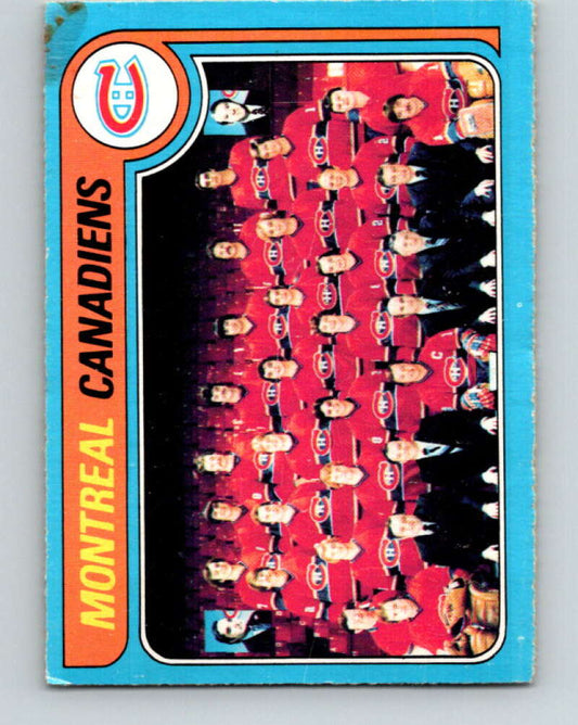 1979-80 O-Pee-Chee #252 Canadiens Team CL  Montreal Canadiens  V19175