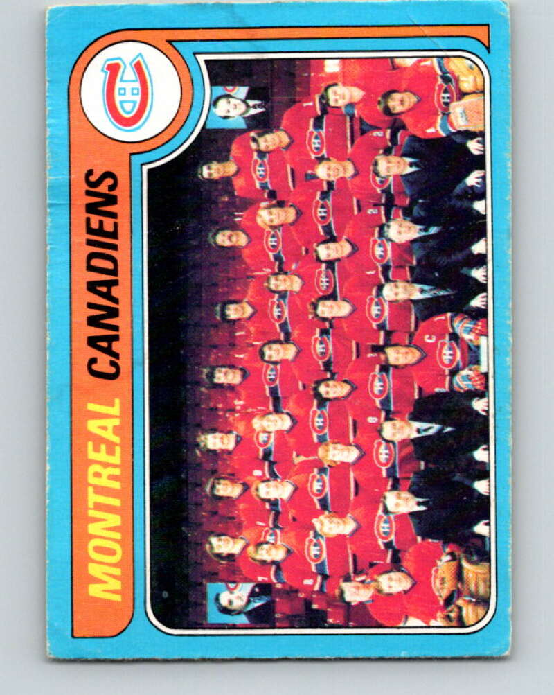 1979-80 O-Pee-Chee #252 Canadiens Team CL  Montreal Canadiens  V19176