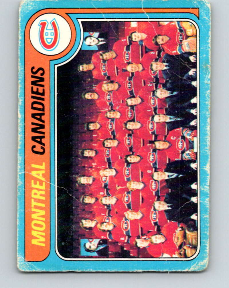 1979-80 O-Pee-Chee #252 Canadiens Team CL  Montreal Canadiens  V19179