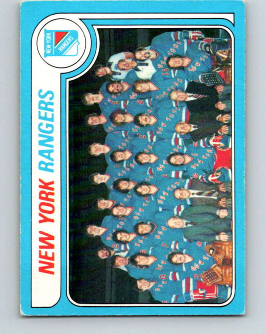 1979-80 O-Pee-Chee #254 Rangers Team CL  New York Rangers  V19188