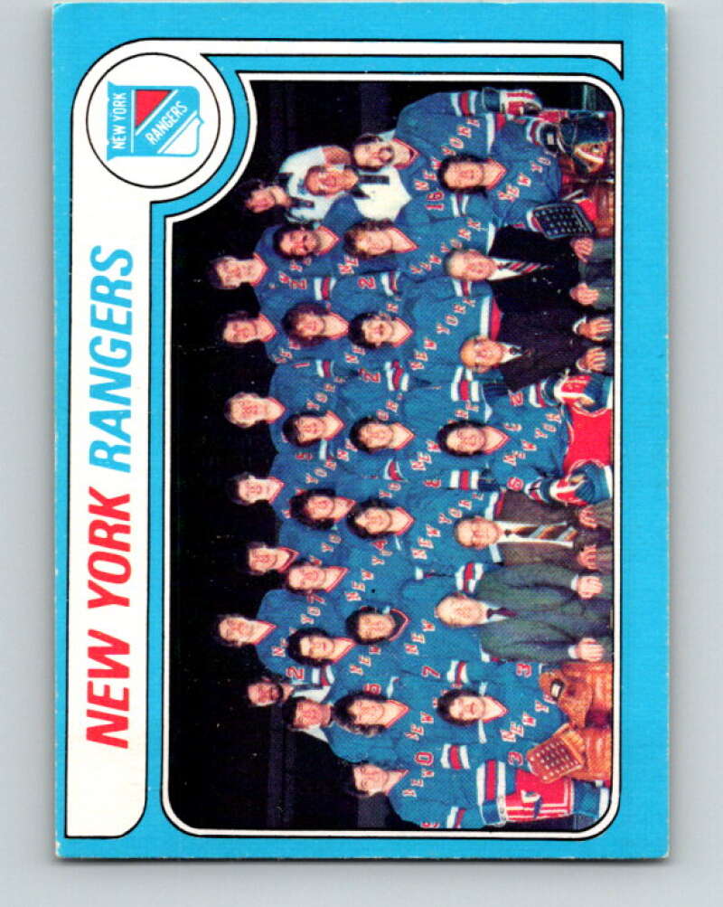 1979-80 O-Pee-Chee #254 Rangers Team CL  New York Rangers  V19189