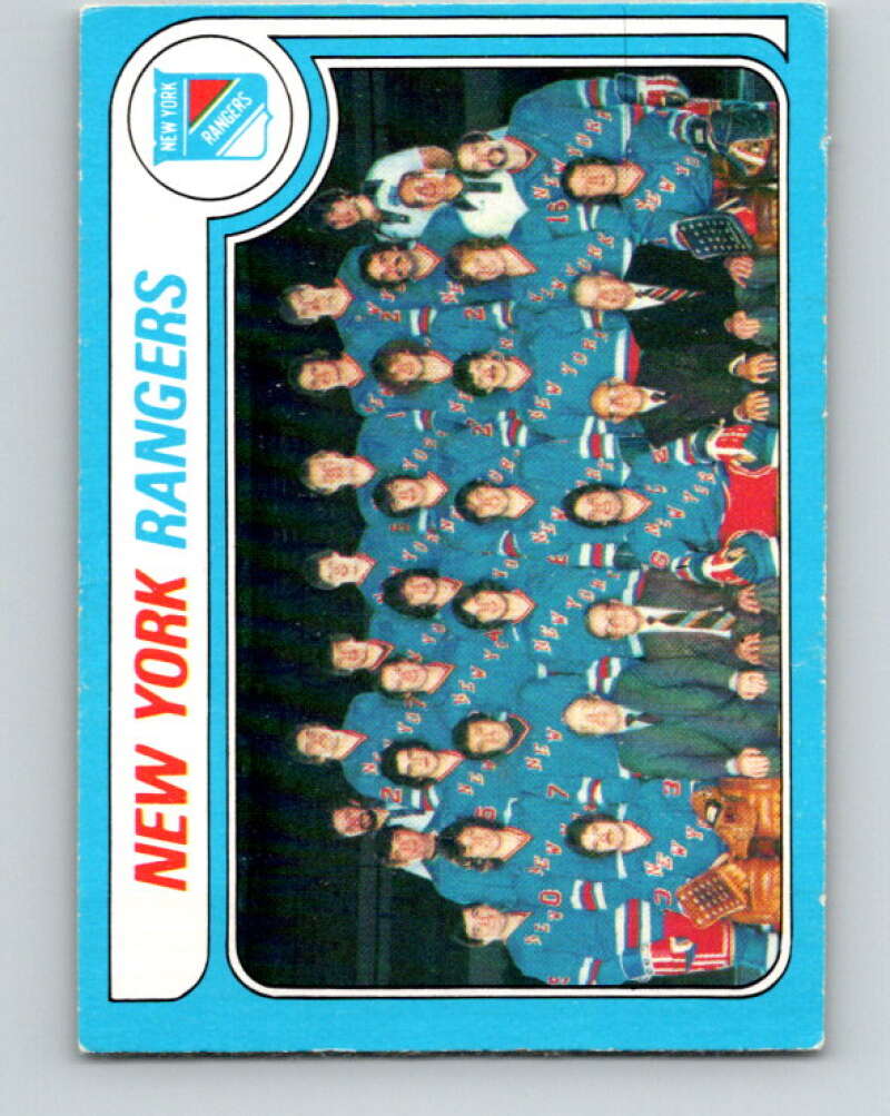 1979-80 O-Pee-Chee #254 Rangers Team CL  New York Rangers  V19190