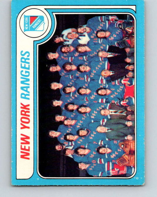 1979-80 O-Pee-Chee #254 Rangers Team CL  New York Rangers  V19191