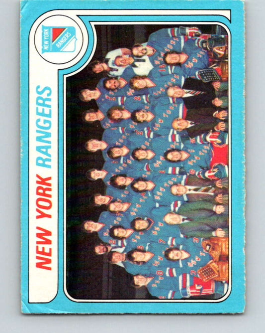 1979-80 O-Pee-Chee #254 Rangers Team CL  New York Rangers  V19192